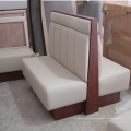 Modern Style Wooden Leather Dining Room Sofa